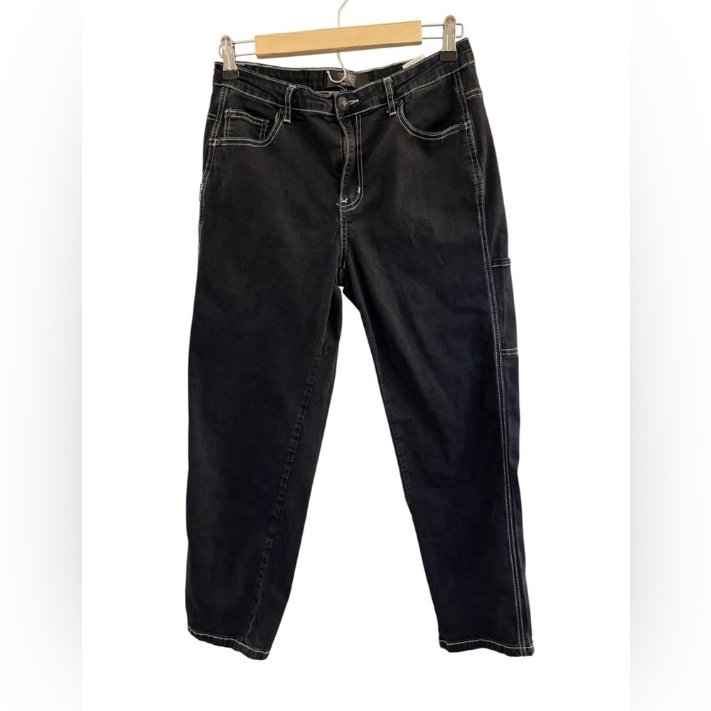 Monkey Ride Jeans Women's Black Carpenter Jeans Size 7/30